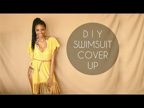 DIY SWIMSUIT COVER-UP (NO SEWING)