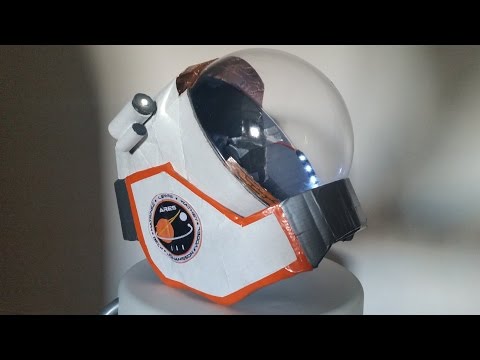 DIY Scratch Built Mark Watney The Martian space helmet (an attempt to make a replica)