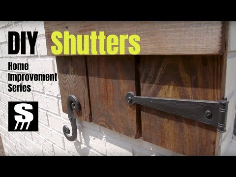 DIY Shutters - Home Improvement Woodworking Series