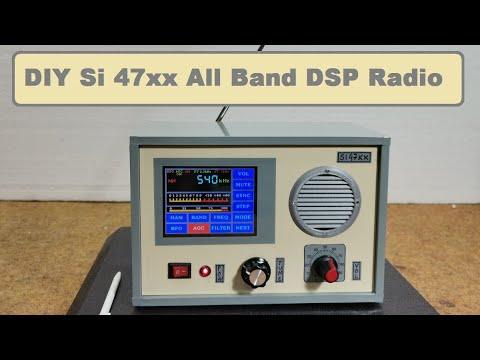 DIY Si47xx All Band DSP Radio with 2.8 inch touch TFT display