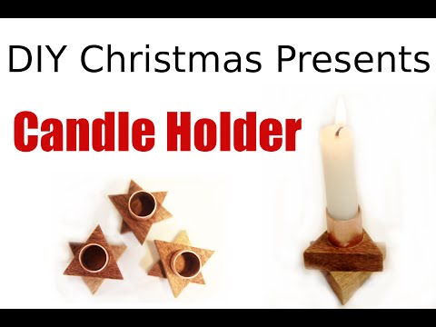 DIY Simple Candle Holder Christmas Present