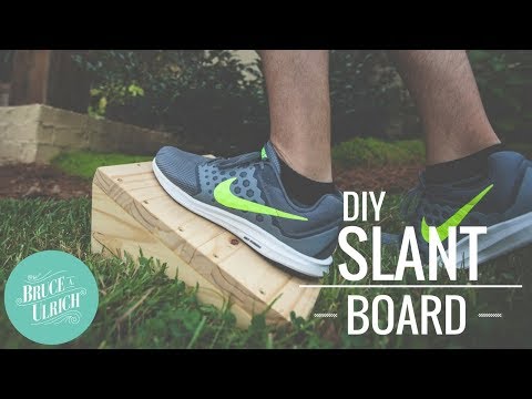 DIY Slant Board for Plantar Fasciitis // How To Make &amp;amp; Use