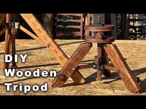 DIY Small Wooden Tripod