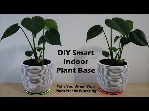 DIY Smart Indoor Plant Base - Know When Your Plant Needs Watering