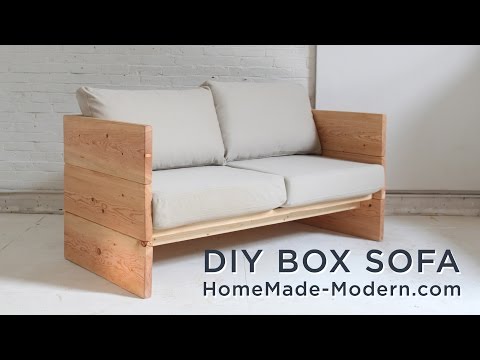 DIY Sofa made out of 2x10s