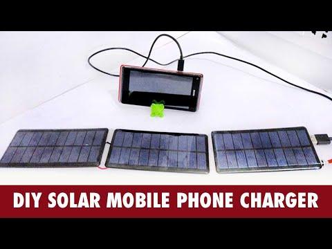 DIY Solar Mobile Phone Charger