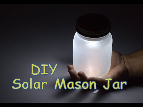 DIY Solar Powered  Mason Jar
