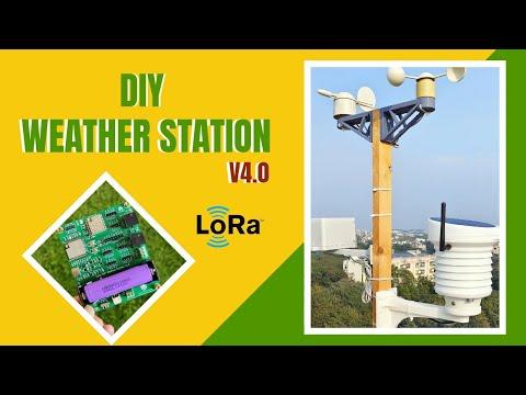 DIY Solar WiFi Weather Station V4.0