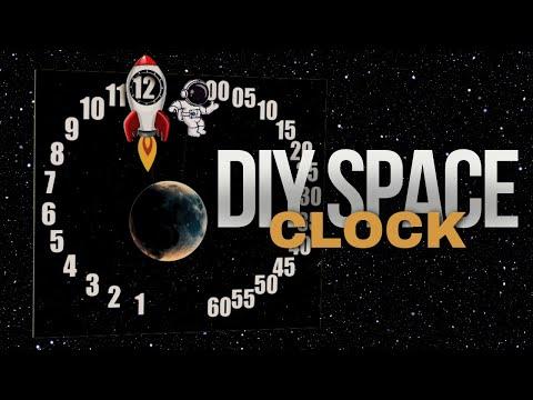 DIY Space Clock / Arduino Servo Clock.