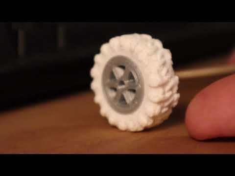 DIY Squishy Tires for small RC vehicles and robots