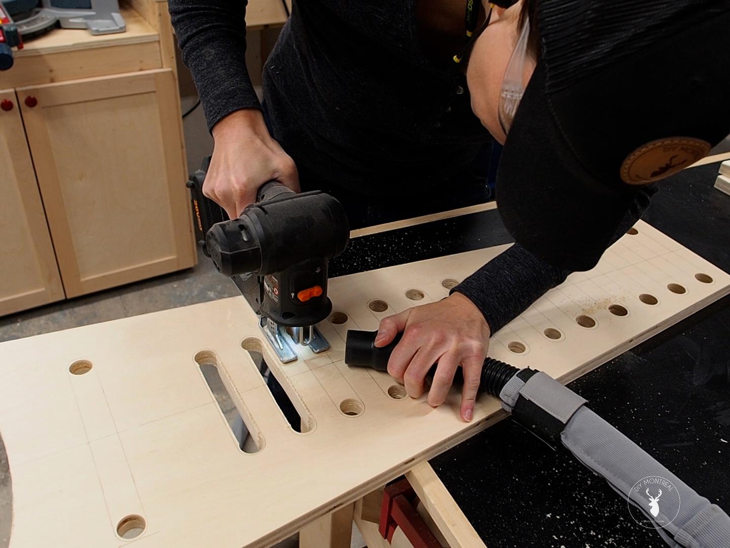 DIY Standing Desk Converter - cutting slots.jpg