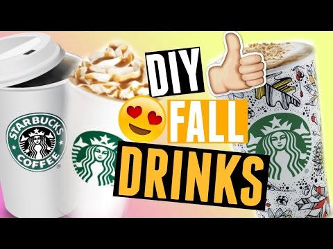 DIY Starbucks Drinks for Fall! 2015 + GIVEAWAY!