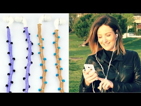 DIY Stylish Earphones wrap| How to make Headphones Decoration| &amp;Phi;&amp;tau;&amp;iota;ά&amp;xi;&amp;tau;&amp;epsilon; &amp;kappa;ό&amp;sigma;&amp;mu;&amp;eta;&amp;mu;&amp;alpha; &amp;mu;&amp;epsilon; &amp;alpha;&amp;kappa;&amp;omicron;&amp;upsilon;&amp;sigma;&amp;tau;&amp;iota;&amp;kappa;ά