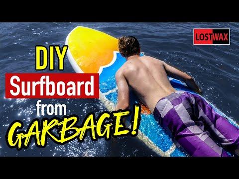 DIY Surfboard / Make a Stand Up Paddleboard (SUP) for Kids Using Poor Mans Fibreglass (PMF)