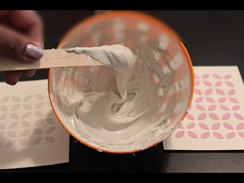 DIY Texture Paste using homemade Fevicol / Elmer's Glue