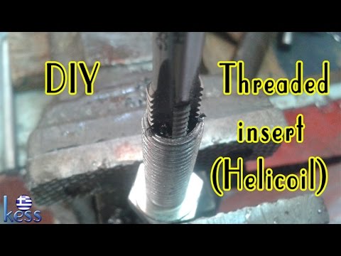 DIY Threaded insert (Helicoil) &amp;Phi;&amp;tau;&amp;iota;ά&amp;xi;&amp;epsilon; &amp;mu;ό&amp;nu;&amp;omicron;&amp;sigmaf; &amp;sigma;&amp;omicron;&amp;upsilon; Έ&amp;nu;&amp;theta;&amp;epsilon;&amp;tau;&amp;omicron; &amp;Sigma;&amp;pi;&amp;epsilon;ί&amp;rho;&amp;omega;&amp;mu;&amp;alpha;