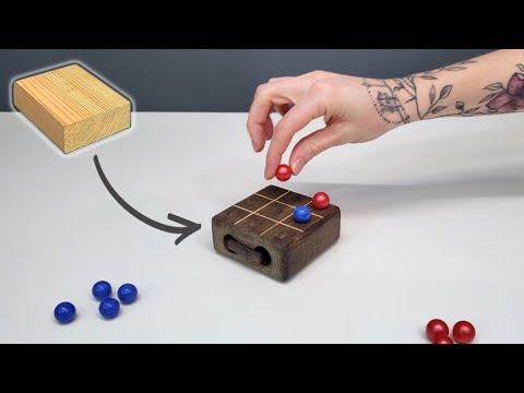 DIY Tic Tac Toe Toy with a 2x4