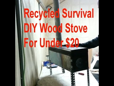 DIY Toolbox Wood Stove For Under $20 - Recycled Survival