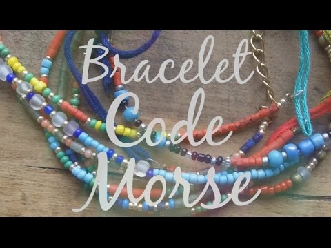 DIY Tutorial - Bracelet Code Morse