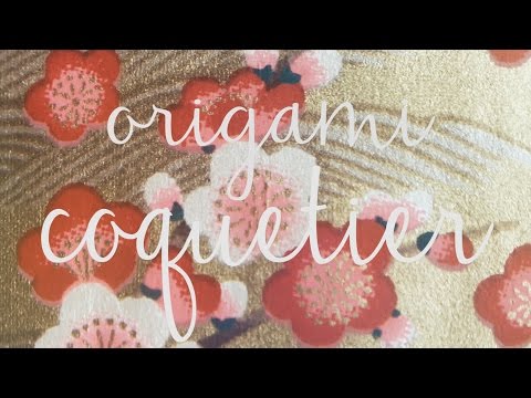 DIY Tutorial - Origami Coquetier