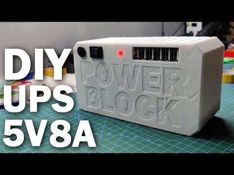 DIY UPS 5V 8A Stable Output