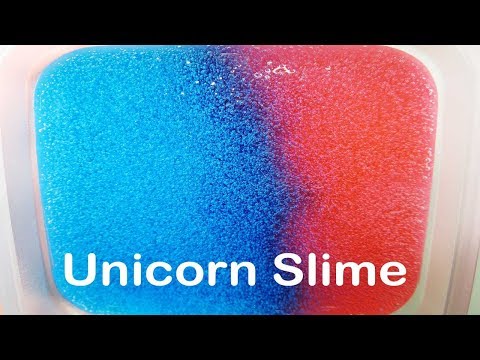 DIY Unicorn Clear Slime, ASMR Slime! DIY Ideas