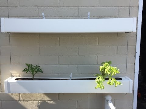 DIY Vinyl Fence Post Hanging Planter Boxes