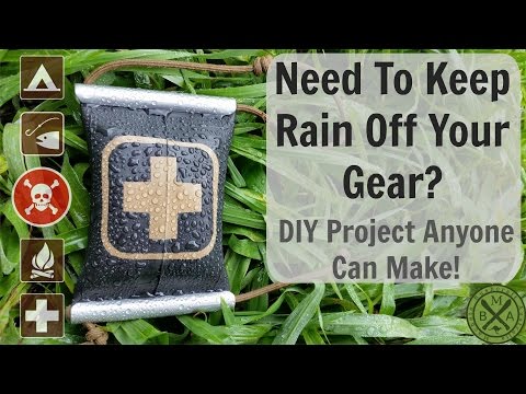 DIY Waterproof Pouches anyone can make for peanuts!