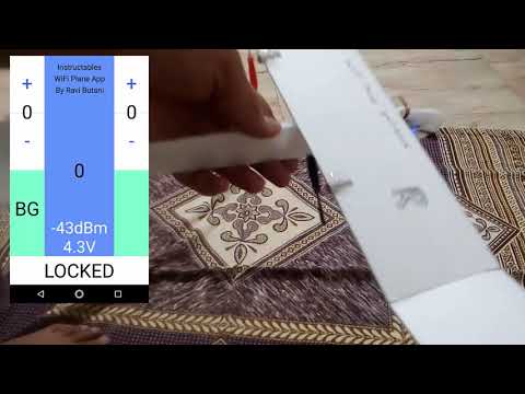 DIY WiFi Plane Android app test