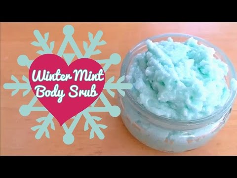 DIY Winter Mint Body Scrub