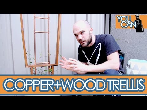 DIY Wood And Copper Trellis | You Can