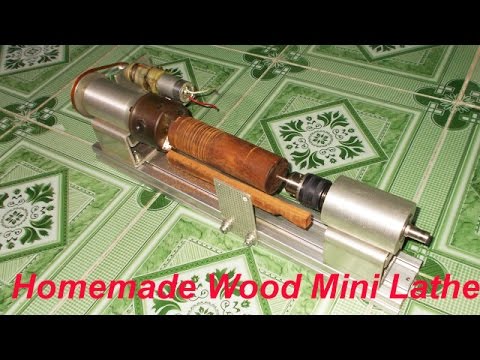 DIY Wood Mini Lathe Tailstock Cordless Drill Motor CNC Mill Machine Free Energy Generator Homemade