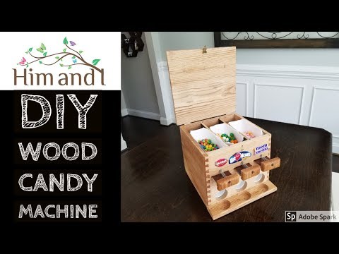 DIY Wooden Candy machine