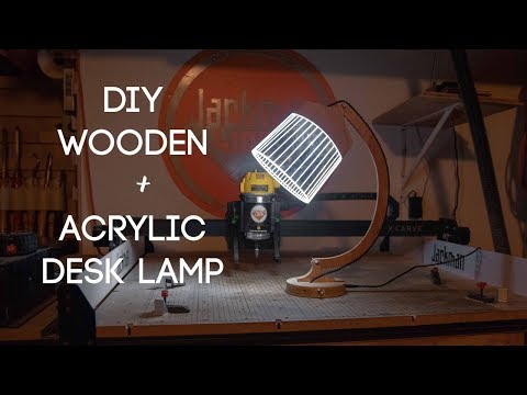 DIY Wooden LED Desk Lamp