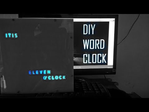 DIY Word Clock || Shift Register, RTC Tutorial