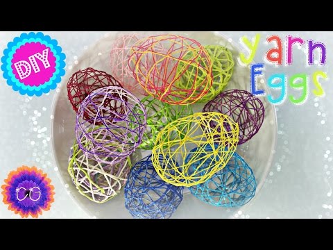 DIY YARN EGGS! FUN EASTER CRAFT!