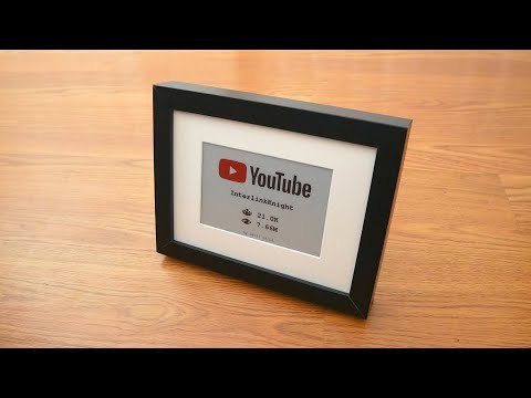 DIY YouTube Subscriber Counter (E-Paper Display + ESP32)