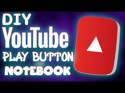 DIY Youtube Play Button Notebook