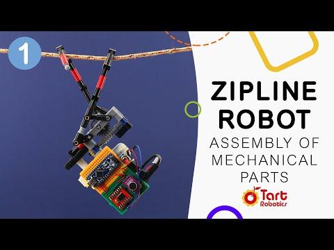 DIY Zipline Robot with Lego, Arduino and 3D Printed Part - Part 1