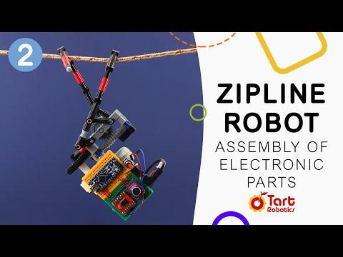 DIY Zipline Robot with Lego, Arduino and 3D Printed Part - Part 2