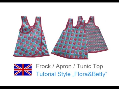 DIY basic sewing tutorial how to sew FLORAs and BETTYs frock / apron / tunic top