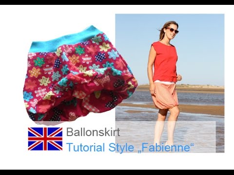 DIY basic sewing tutorial how to sew a reversible skirt Fabienne