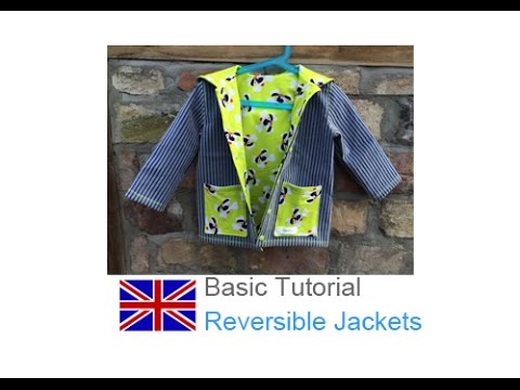 DIY basic sewing tutorial reversible jacket Henriette