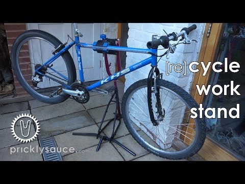 DIY bike stand