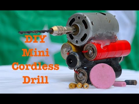 DIY cordless drill machine/ Dremel tool