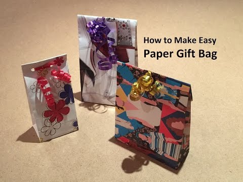 DIY crafts: Paper Gift Bag