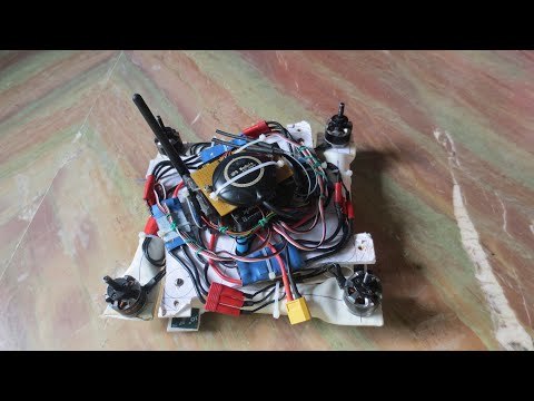 DIY foldable drone : f450mm made from pvc tube and acrylic sheet