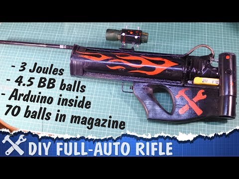 DIY full auto airsoft rifle