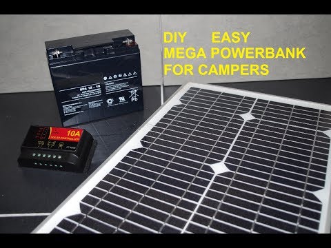 DIY mega powerbank for Campers