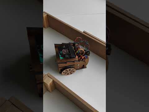 DIY micro:bit educational robot with proximity sensor